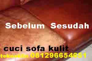 Cuci Sofa Kulit