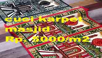 cuci karpet masjid murah
